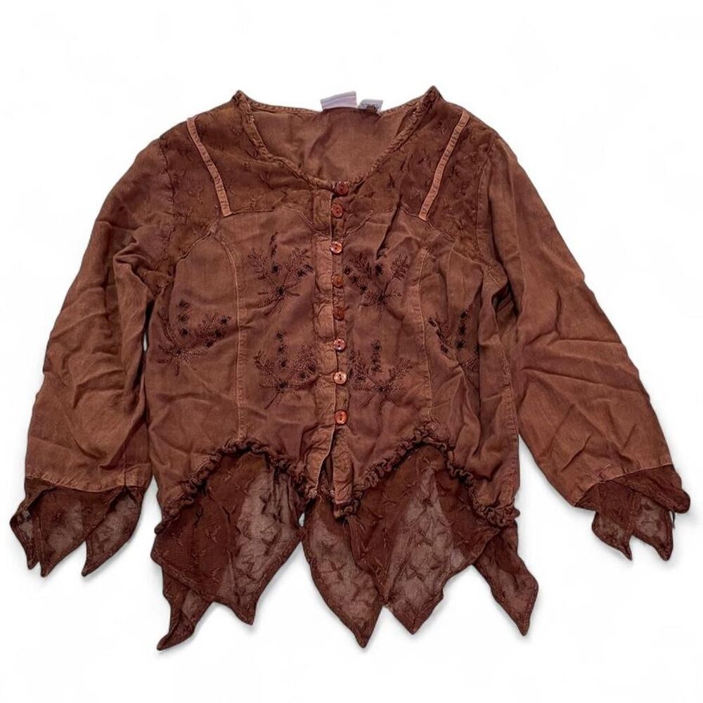 American-vintage Women's Brown Blouse